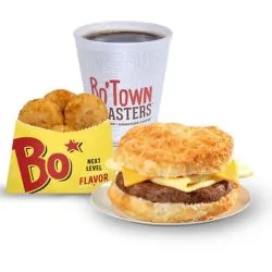 Sausage Egg & Cheese Biscuit Combo $6.99