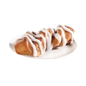 Bojangles Cinnamon Twist
Cinnamon covered, freshly baked twists drizzled with icing on top.