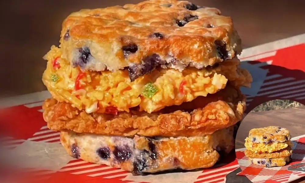 Cajun Chicken Biscuit with Pimento Cheese; The Uva